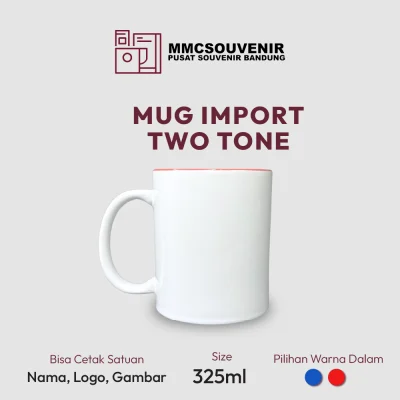 Mug custom dua warna (two tone) Bandung - MugBandung.com